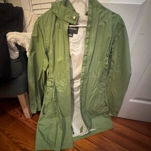 Eddie Bauer Olive Hooded Jacket
